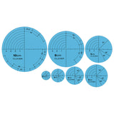 Clover, Circle Template, 7 different sizes / set