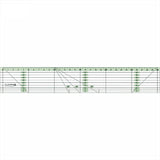 Clover, 30 cm Patchwork Rulers with 7mm color line