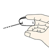 Clover, Leather Thimble, Soft, 57-539 57-540 57-541