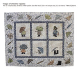 30 Fabric Set for Sue and Umbrellas in "Umbrella Tapestry" (without instructions and patterns)